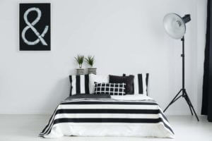 Have you looked at the black and white bedding sets yet?
